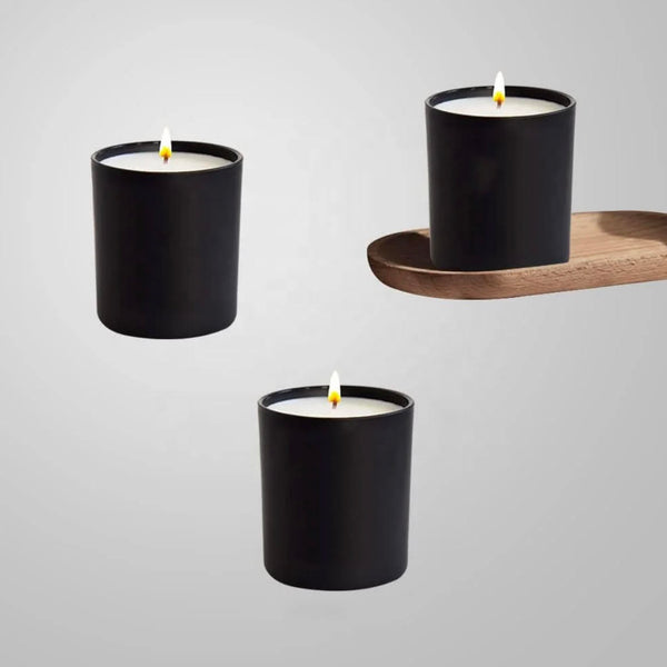 PRE-ORDER: Votive Trio (3 x 2.5 ounce vessels) with matching rigid box with a magnetic closure (CASE PACK 12)